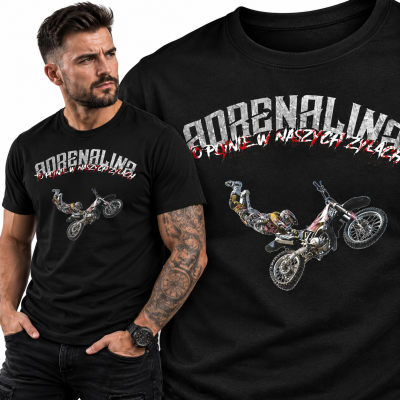 KOSZULKA  ŚMIESZNA ADRENALINA